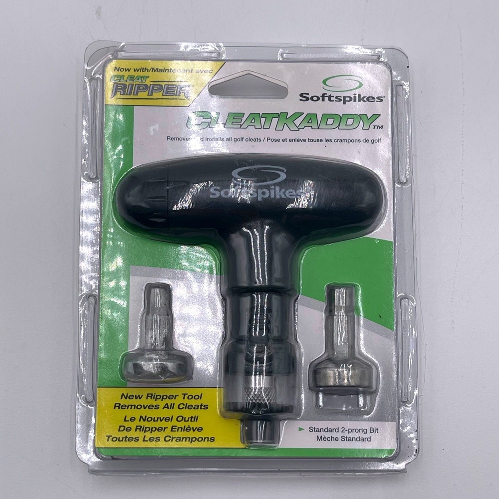 Softspikes CleatKaddy Golf Cleat Wrench Tool with Cleat Ripper Black 1C1501 NEW